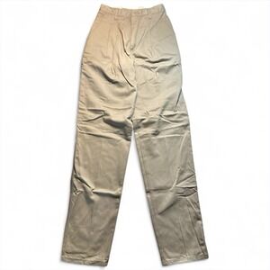 Vintage Wrangler Pants Womens Riata 6 X 34 Beige Pleated Western Casual NOS 90s